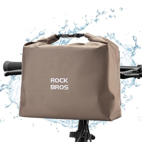 Image of ROCKBROS Waterproof Bike Handlebar Bag 2.5-4L Foldable Multifunctional for Urban, Road, and MTB Scooters