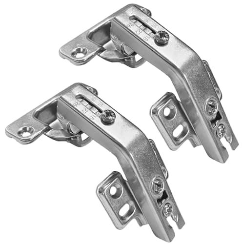 Image of AOLISHENG 135 Degree Cabinet Hinges Kitchen Cupboard Blind Corner Door Hinges 35mm, Concealed Wardrobe With Screws, 1 Pair