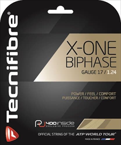 Image of Tecnifibre X-One Biphase String Set - Off-White, 1.18 mm