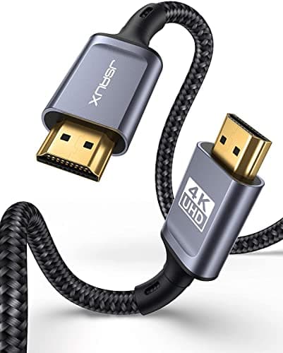 Image of JSAUX 4K HDMI Cable 5M, Ultra High Speed 18Gbps HDMI 2.0 Cable Lead Support 4K@60Hz HDR, HDCP 2.2, 2160P, HD 1080P, Ethernet, 3D, ARC Compatible with Fire TV, Apple TV, PlayStation PS4 PS3 PC - Grey