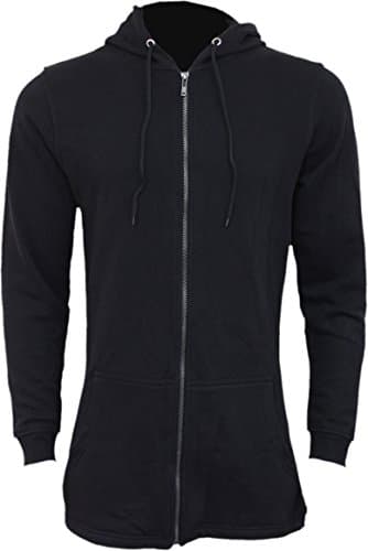 Image of Spiral - Ladies Fish Tail Full Zip Hoody - Zip Sleeve - M Black