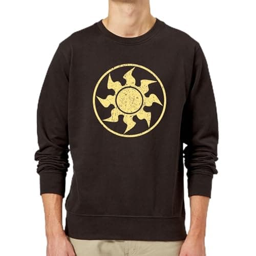 Image of Zavvi Magic The Gathering Mana White Sweatshirt - Black L