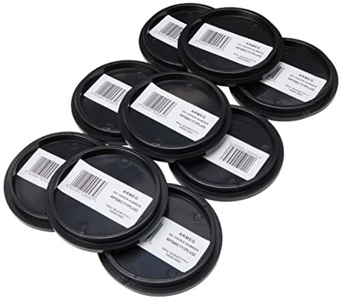 Image of Armeg SBC111PLUGX10 111mm Plugs (Pack of 10), Black
