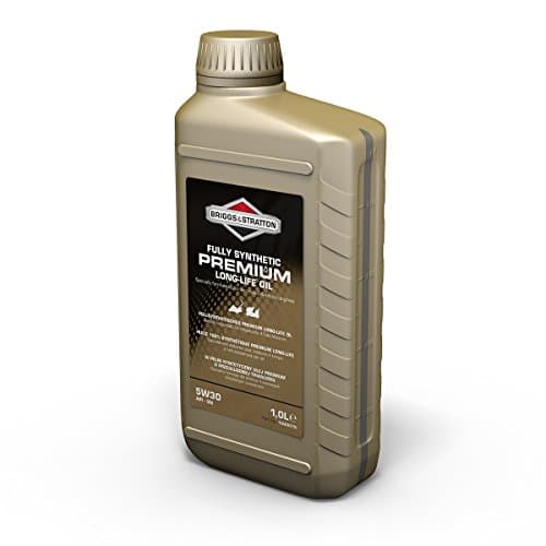 Image of Briggs & Stratton 100007S 4-Stroke 5W30 Long-Life Synthetic Engine Oil, 1.0 Litre, Black
