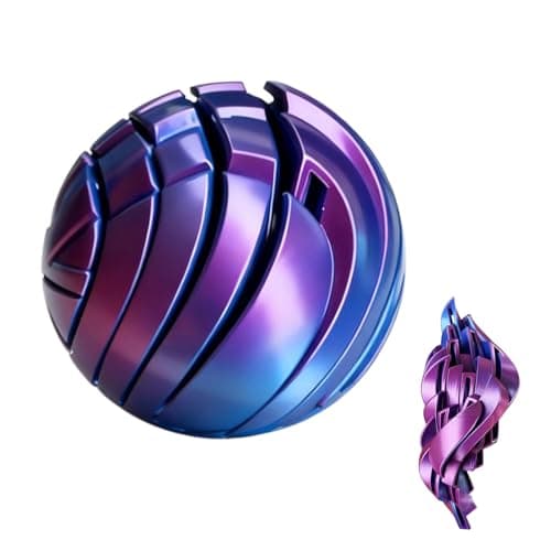 Image of 3D Printed Fidget Ball Toy, Twistable Desk Toy, Liquid Flow Sensory Toys, Fun For Kids, Home Indoor Outdoor Play, Christmas Birthday Holiday Favors