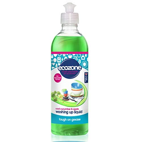Image of Ecozone Cool Cucumber & Apple Washing Up Liquid | Tough on Grease | 500ml