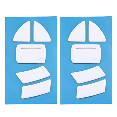 Image of ECSiNG 2 Set Mouse Skates Feet Replacement Compatible with Razer Viper Ulti-mate Wireless Mouse PTFE Mouse Feet Skates Pads 0.7mm/0.03inch White