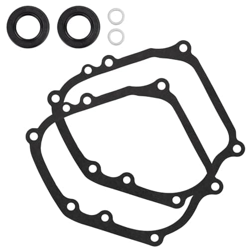 Image of Crank Case Side Cover Gasket Oil Seal Kit, Engine Valve Cover Parts Compatible with Coleman Mini Bike CT200u and Predator 212 and Baja 196cc 200cc 224cc and Tillotson and Honda GX160 GX200