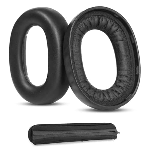 Image of Premium Protein Leather Earpads and Headband Cushion Replacement for Jabra Evolve2 85/Jabra Elite 85H Wireless Headsets Ear Cushions