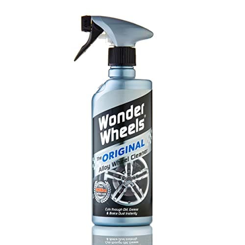 Image of Wonder Wheels The Original Alloy Wheel Cleaner 600ml - Cleans Car Dirt Grease Brake Dust Instantly - Acid Free - Tire Cleaning Spray Washing