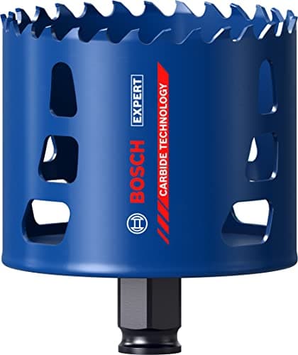 Image of Bosch 1x EXPERT Tough Material Hole Saw (for Wood with metal, Brick, Ø 76 mm, Professional Accessory Rotary Drill/Drivers)