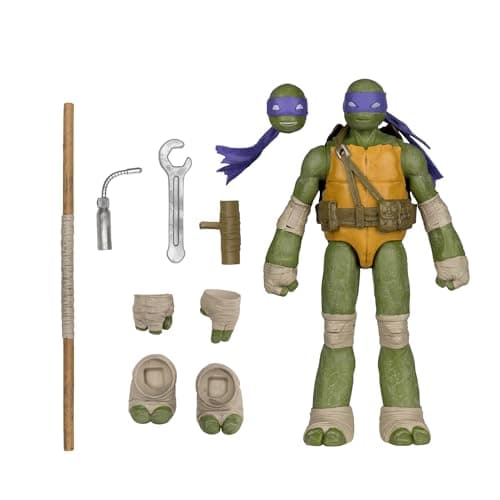 Image of McFarlane Teenage Mutant Ninja Turtles (Page Punchers) Donatello 5in Action Figure with Comic Toys