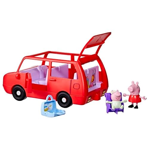 Image of Peppa Pig Peppa's Big Family Car Playset, Red