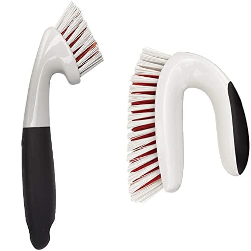 Image of OXO Good Grips Household Scrub - White & Good Grips Grout Brush