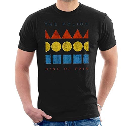 Image of The Police Kings of Pain Short Sleeve Mens T-Shirt Black Medium