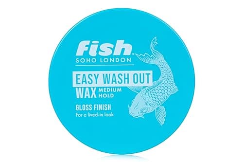Image of FISH Original Fish Easy Wash Out Shape Defining Hair, Mens Hair Styling Product Suitable for Short & Medium Length Hair. Stylist & Barber Used, Medium Hold, Gloss Finish