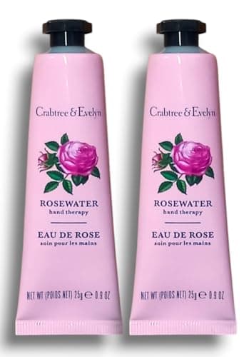 Image of 2x Crabtree and Evelyn | Rosewater - Hand Therapy | 25g Each