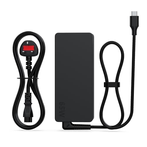 Image of 65W USB C Laptop Charger for Lenovo ThinkPad T14 T14s T16 T480 T490 X1 Carbon Gen5-12 X1 Yoga X13 Yoga Yoga 7i 9i Chromebook