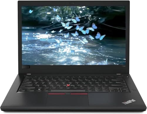 Image of Lenovo ThinkPad T480 Business Laptop, 14-Inch FHD Display Notebook, Intel Core i5-8250U, 16GB RAM, 512GB SSD, QWERTY Keyboard, Windows 11 Pro (Renewed)