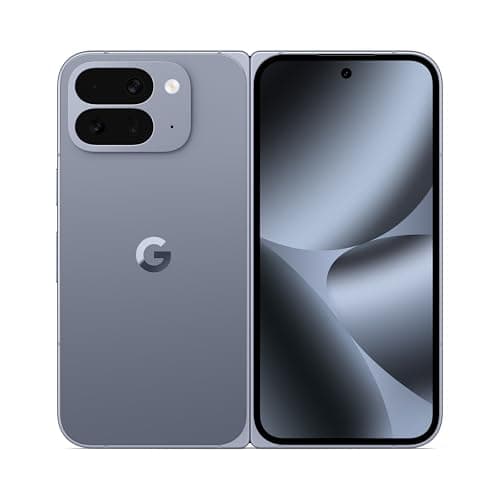 Image of Google Pixel 10 Pro Fold - Unlocked Android Smartphone with Gemini - Advanced Triple Rear Camera System - 24+ Hour Battery – Foldable Display - Hands-Free Video - Moonstone, 256GB (Renewed)
