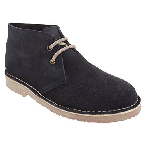 Image of Roamers M467CS Unisex Desert Boots Navy Blue