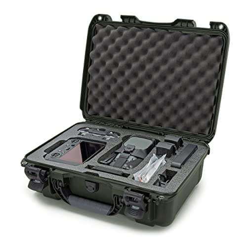 Image of Nanuk 925 Waterproof Hard Case with Foam Insert for DJI Mavic 3 & Mavic 3 Classic - Fly More/Cine Premium Combo - Olive