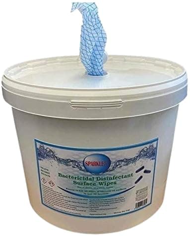 Image of We Can Source It Ltd – Wipes Large Tub Antibacterial Disinfectant Wipes with Fresh Scent – Ideal for Surface Cleaning & Commercial Use – Secure Lid and Easy Pull System - 500 count