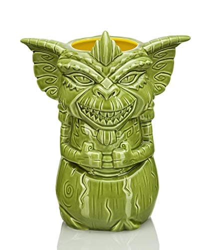 Image of TANGDI CHDENUO Geeki Tikis Gremlins Stripe Mug | Official Gremlins Collectible Tiki Style Ceramic Cup | Holds 23 Ounces