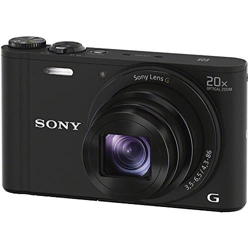 Image of Sony DSC-WX350 digital camera (18 megapixels, 20-gang opt Zoom, 7.5 cm (3 inch) LCD display, NFC, WiFi) black (refurbished)