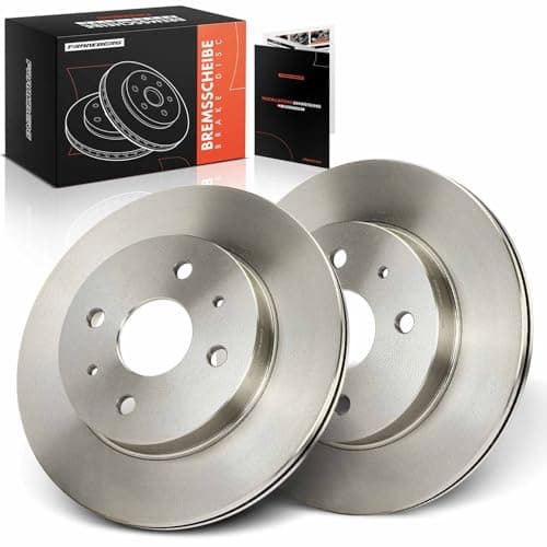 Image of Frankberg Brake Disc Set incl. 2x Discs Front Vented Ø246mm Compatible with Justy IV Cuore VII L275 L276 L285 Replace# 43512B1110,4351297402000
