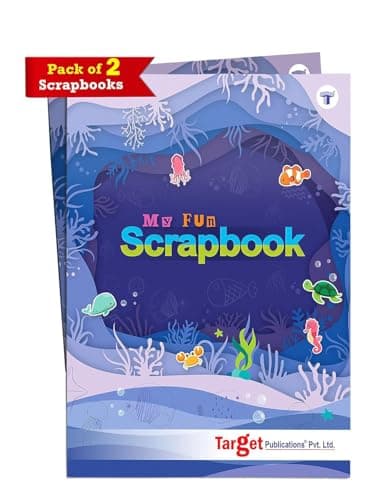 Image of A4 Scrapbooks for Kids (Pack of 2, 32 Pages each) | DIY Scrapbooking Photo Album | Colourful Scrapbook | Perfect Photo Book for Birthday, Anniversary, Wedding, School Project | Multicolor