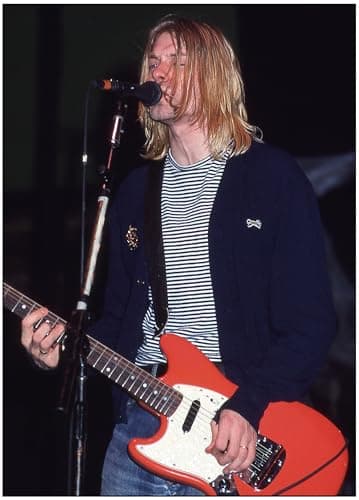 Image of Nirvana Kurt Cobain LIVE New York Coliseum 1993 Poster