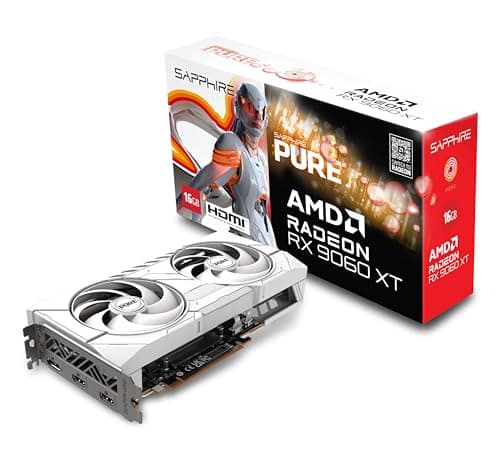 Image of Sapphire technology Pure AMD Radeon RX 9060 XT Gaming OC, 16GB Dual HDMI-DP