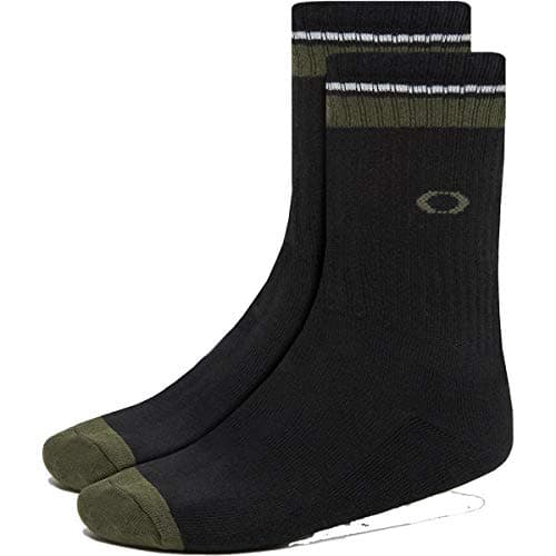 Image of Oakley Men's Essential Socks (3 PCS), Blackout, Large