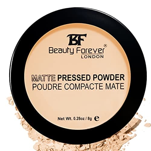 Image of Beauty Forever Matte Pressed Powder, Oil Free & Lightweight, 8gms (01 Transparent)