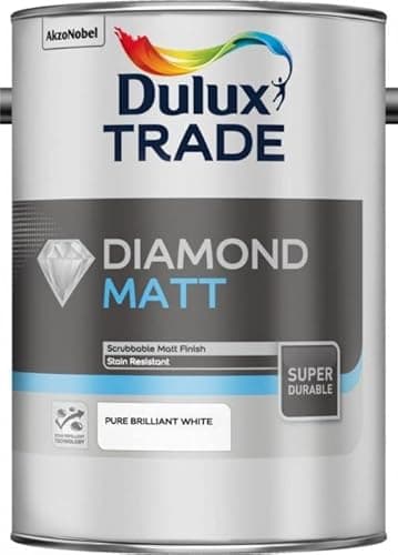 Image of Dulux Trade Diamond Matt Pure Brilliant White 5L