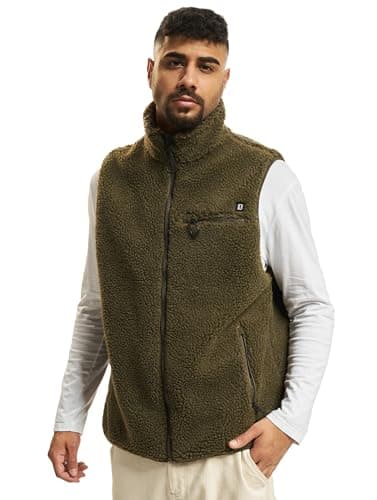 Image of Brandit Teddyfleece Vest, color: olive, size: 3XL