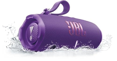 Image of JBL Charge 6, Wireless Portable Bluetooth Speaker, 28 Hours of Playtime, IP68 Waterproof, Dustproof and Drop-Proof, Pro Sound with AI Sound Boost, Auracast Multi-Speaker Connection, Purple