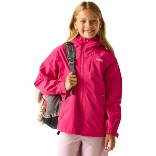 Image of Regatta Girls Calderdale III Full Zip Waterproof Coat