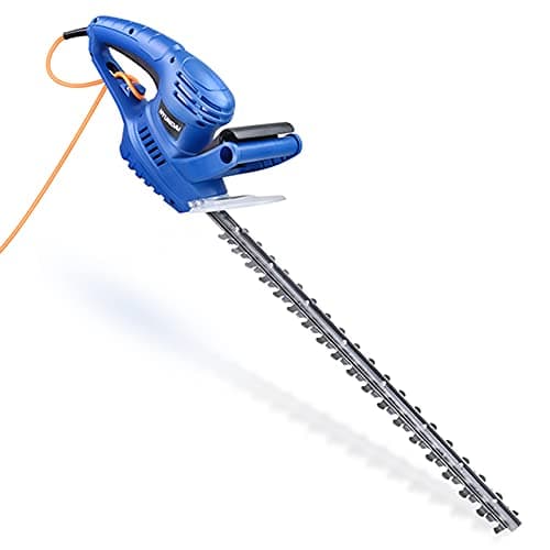 Image of Hyundai 550W 51cm Corded Electric Hedge Trimmer, Lightweight 3.17kg, 10m Cable, 16mm Cutting Capacity, Double Action Blade3 Year Warranty
