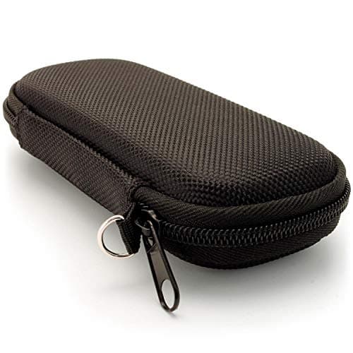 Image of iGadgitz U6688 EVA Carrying Hard Case Cover Compatible with Olympus Digital Voice Recorders - Black