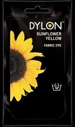 Image of Dylon Fabric Dye 50G- Sunflower Yellow