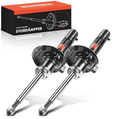 Image of Frankberg 2x Shock Absorber Strut Front Left Right 516mm Gas pressure Compatible with T.i.g.u.a.n 5N 1.4L 2.0L 2007-2018 Replace# 5C0413031BK, 5N0413031L