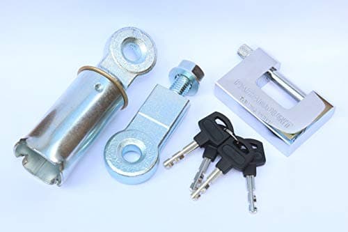 Image of SBM GROUND LOCK AND HEAVY DUTY PADLOCK - FOR ROLLER SHUTTER GARAGE DOORS
