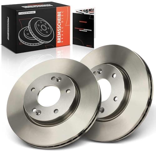 Image of Frankberg Brake Disc Set incl. 2x Discs Front Vented Ø280mm Compatible with i30 FD iX20 JC Venga YN Cee'D Hatchback ED Replace# 517122K100, 517121H100