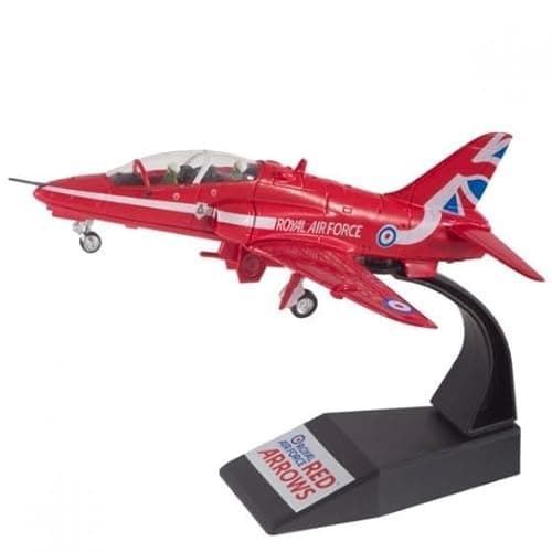 Image of AirModels BAE Hawk Red Arrows Diecast Aircraft Model 1/72 Scale Plane Toy Collectable Gift