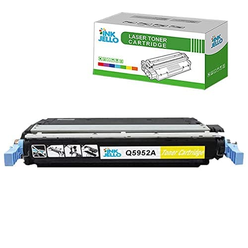 Image of InkJello Remanufactured Toner Cartridge Replacement for HP Colour LaserJet 4700 4700dn 4700dtn 4700n 4700ph+ Q5952A (Yellow)