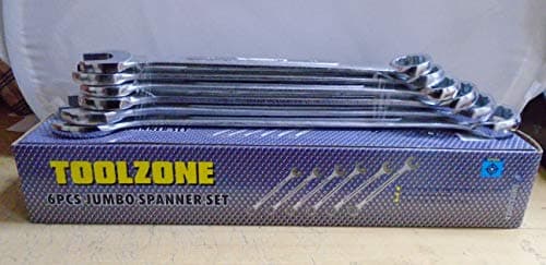 Image of Toolzone 6Pc mm Jumbo Combination Spanners 33-50mm