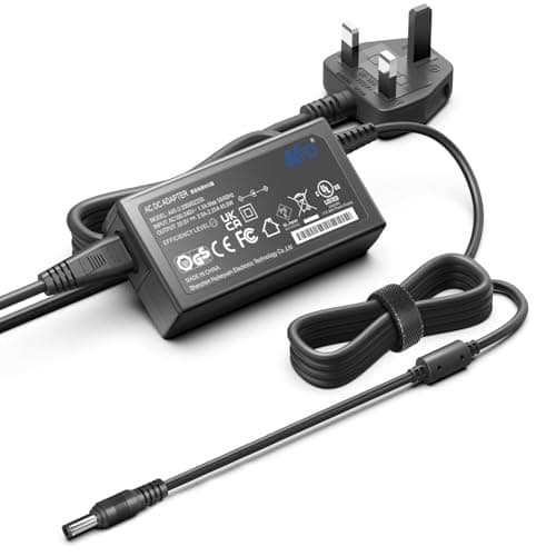Image of KFD 20V AC/DC Adapter for MSI Optix G32 G241V G24C6 G32D4 G32CQ4 G271 G27 Gaming Monitor Power Supply for Thrustmaster T150/TMX Driving Force Racing Wheel 20 Volts Power Cable Transformer Charger