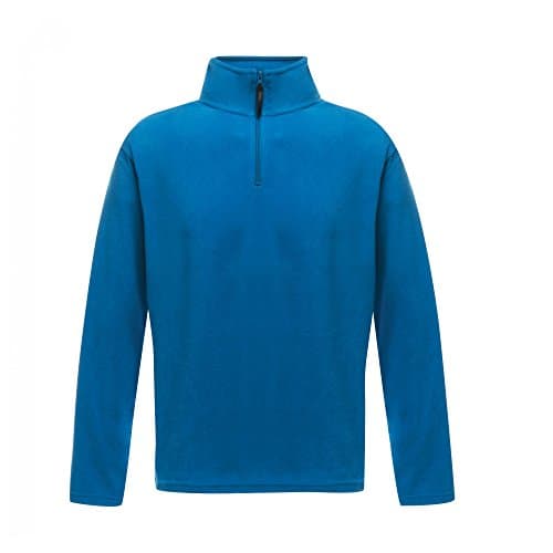 Image of Regatta Mens Professional Micro Zip Neck Fleece, Blue (Oxford), XL EU